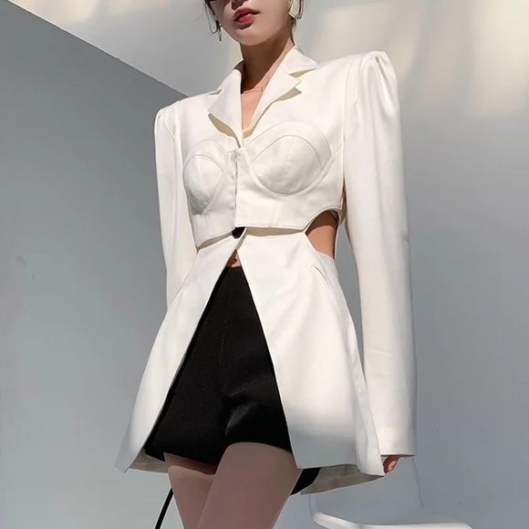 Side Cut Out Blazer